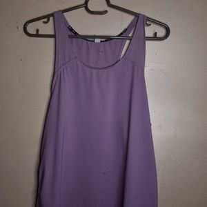 Lavender Under Armour WorkOut Blouse Size S